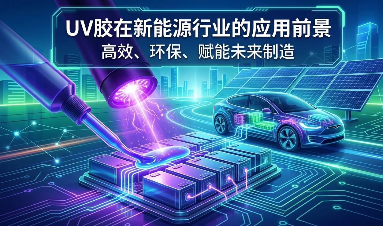 UV胶在新能源行业的应用前景 |铬锐特实业