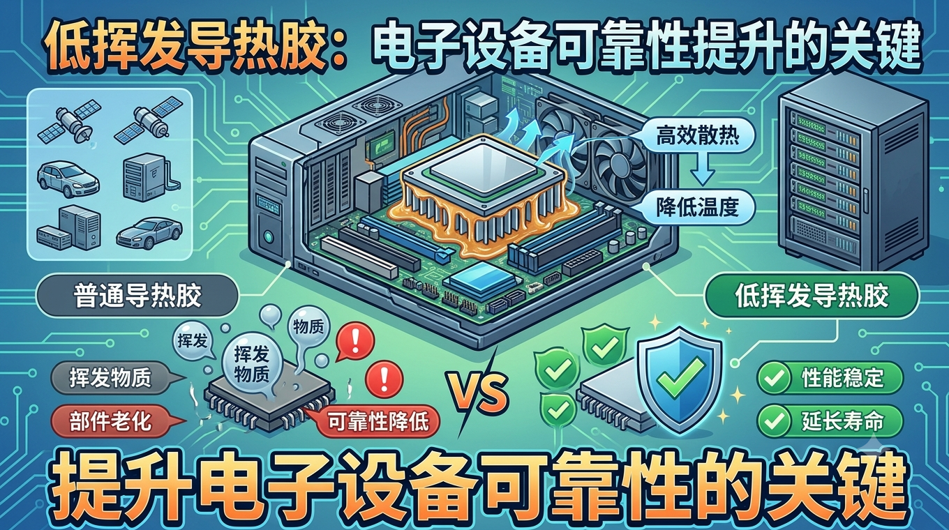 低挥发导热胶:电子设备可靠性提升的关键