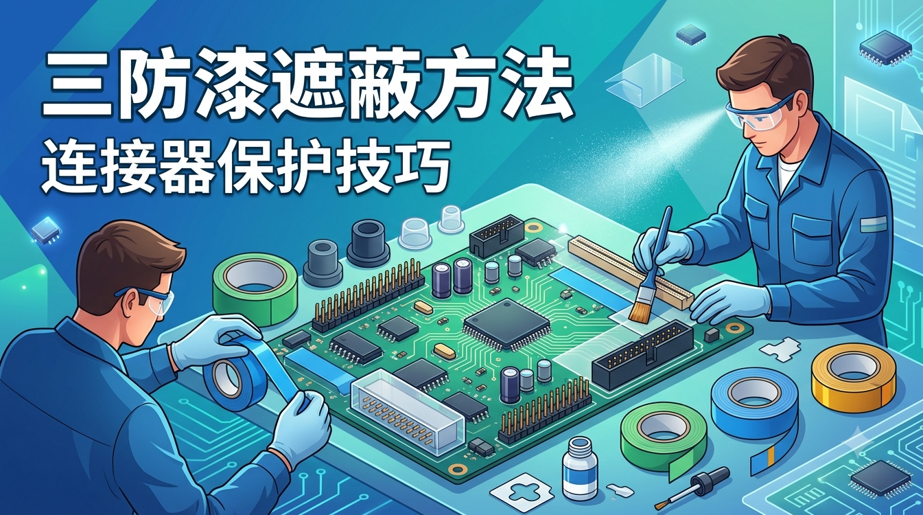 三防漆遮蔽方法与连接器保护技巧