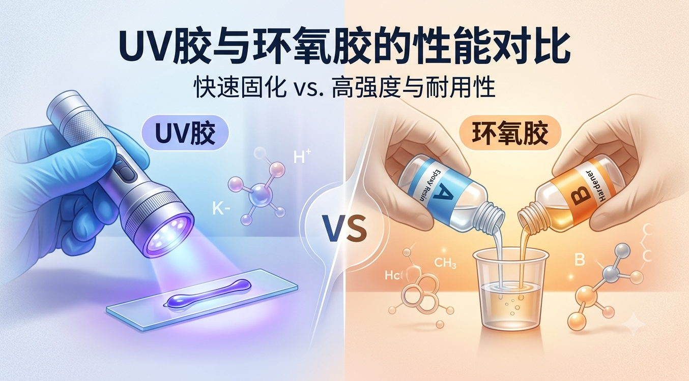 UV胶对比环氧胶:性能差异与工业选型指南