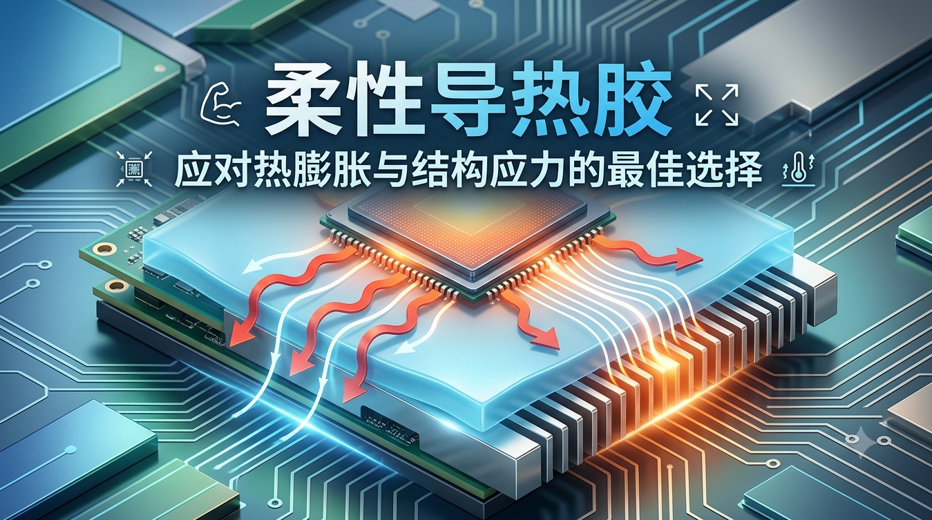 柔性导热胶 解决热膨胀与结构应力最佳方案