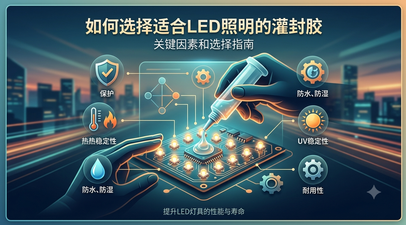 LED照明灌封胶如何选择（关键参数+选型指南）