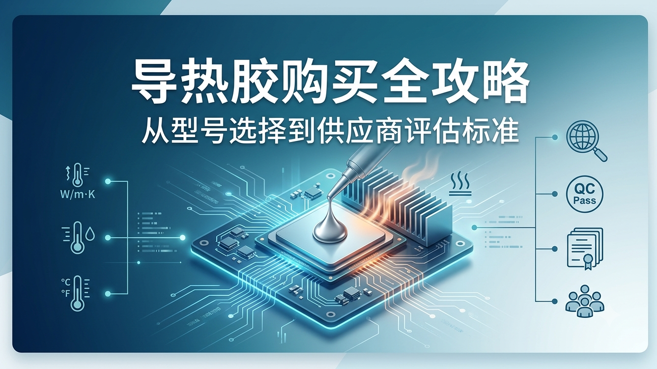 导热胶购买全攻略：从型号选择到供应商评估标准