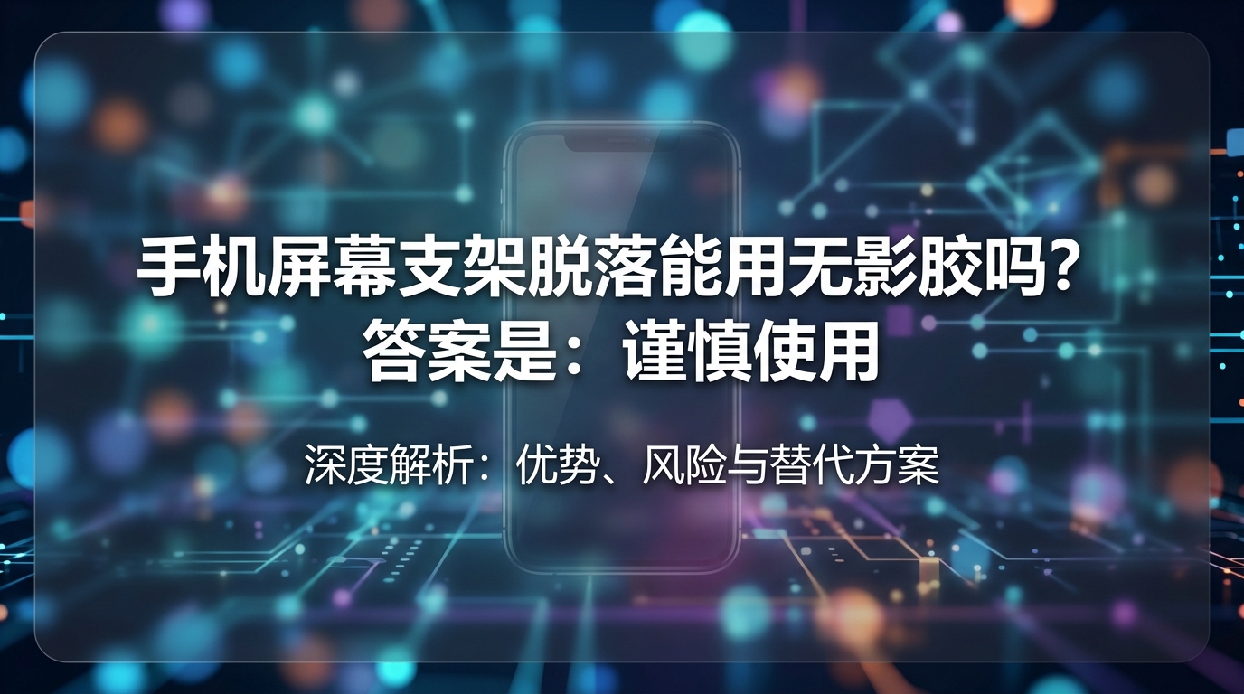 手机屏幕支架脱落能用无影胶吗?修手机专用UV胶怎么选