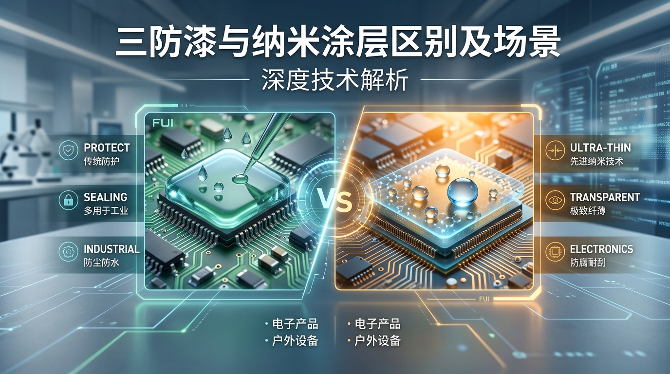 三防漆与纳米涂层的差异与适用场景