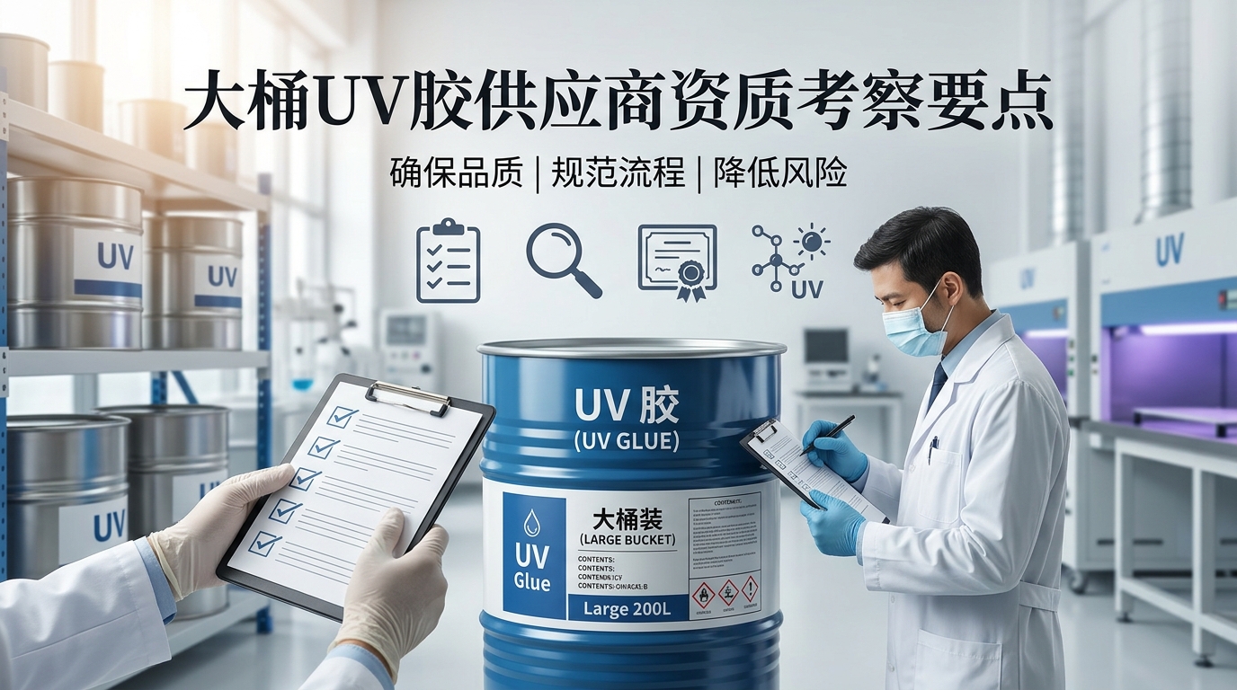 购买大桶工业UV胶,应该如何考察无影胶供应商资质?